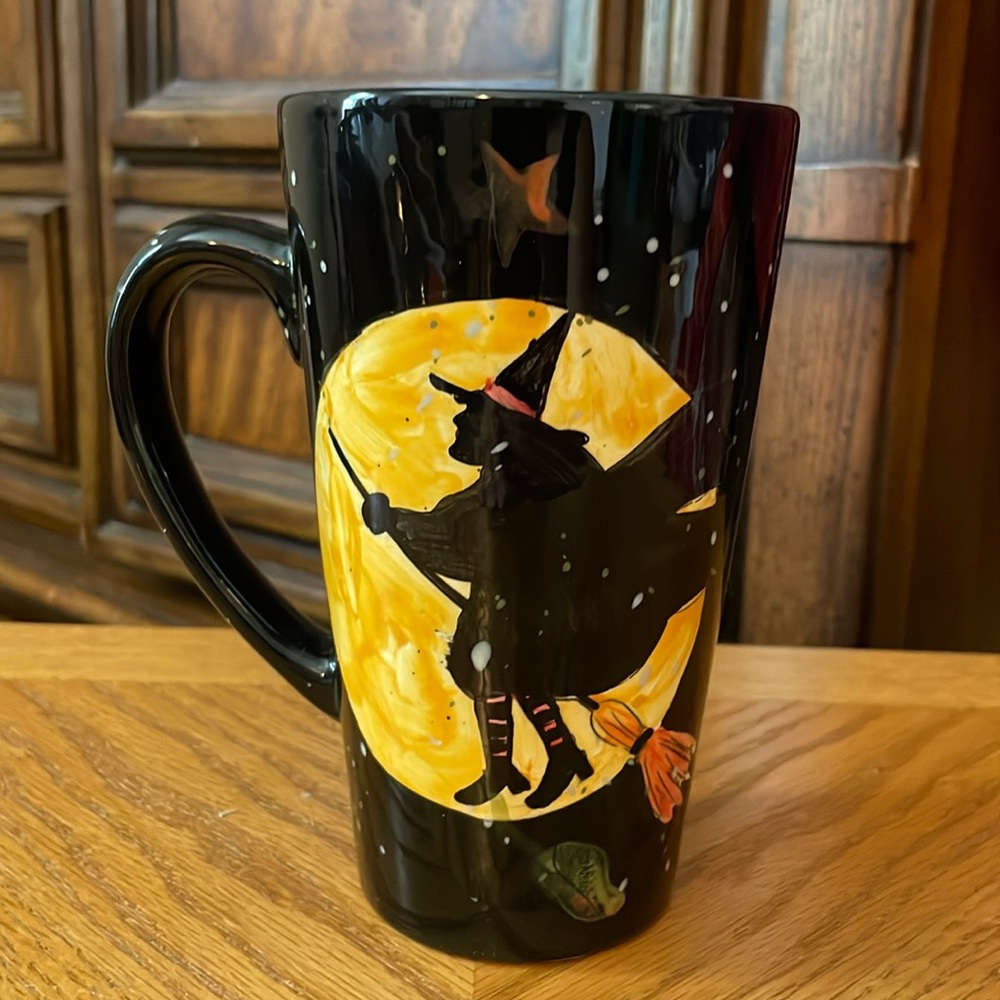 Vintage Susan Winget Halloween  Witch Tall Mug